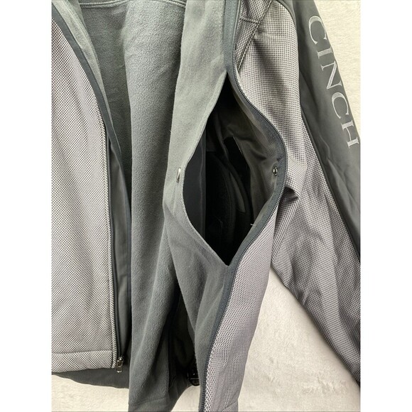 Cinch Concealed Carry Pocket Full Zip MWJ1565001 Two Tone Jacket Men’s Medium - Picture 8 of 14